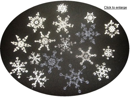 Quilled Snowflakes