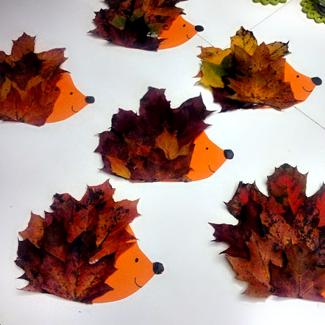 leaf-hedgehog-craft-for-kids-to-make-