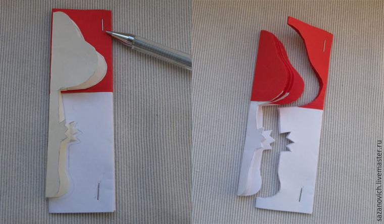 Вырезаем мухоморчики из бумаги в формате 3D, фото № 4