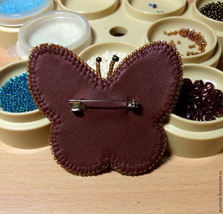 Как сделать чудесную брошь-бабочку, фото № 27