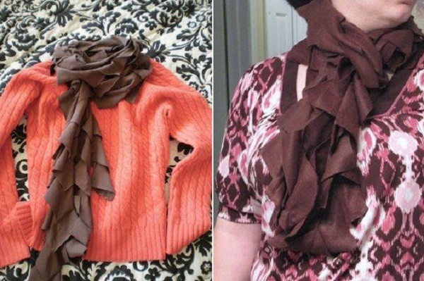 Быстро и просто создаем летний шарф: 6 отличных идей изготовления стильного аксессуара, фото № 6