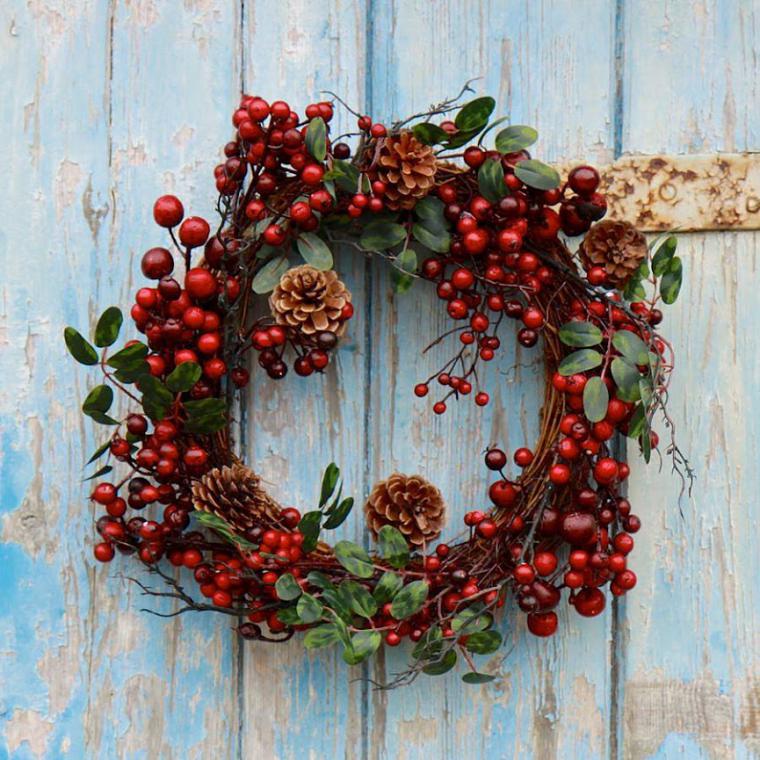 Зимние ягоды в новогоднем декоре: 25 интересных идей использования рябины, фото № 13