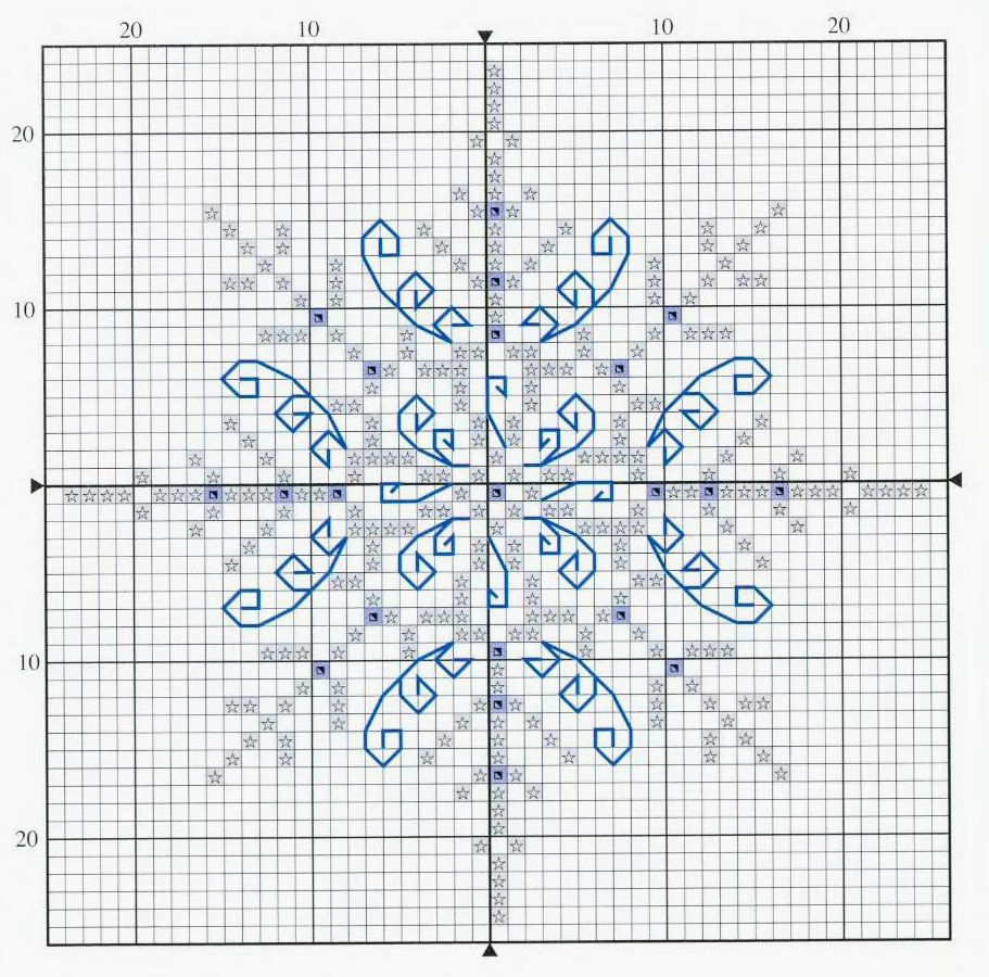 Зимняя сказка: 35 схем для вышивки крестиком, фото № 11