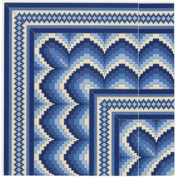 Флорентийская вышивка барджелло: 25 схем разного уровня сложности, фото № 17