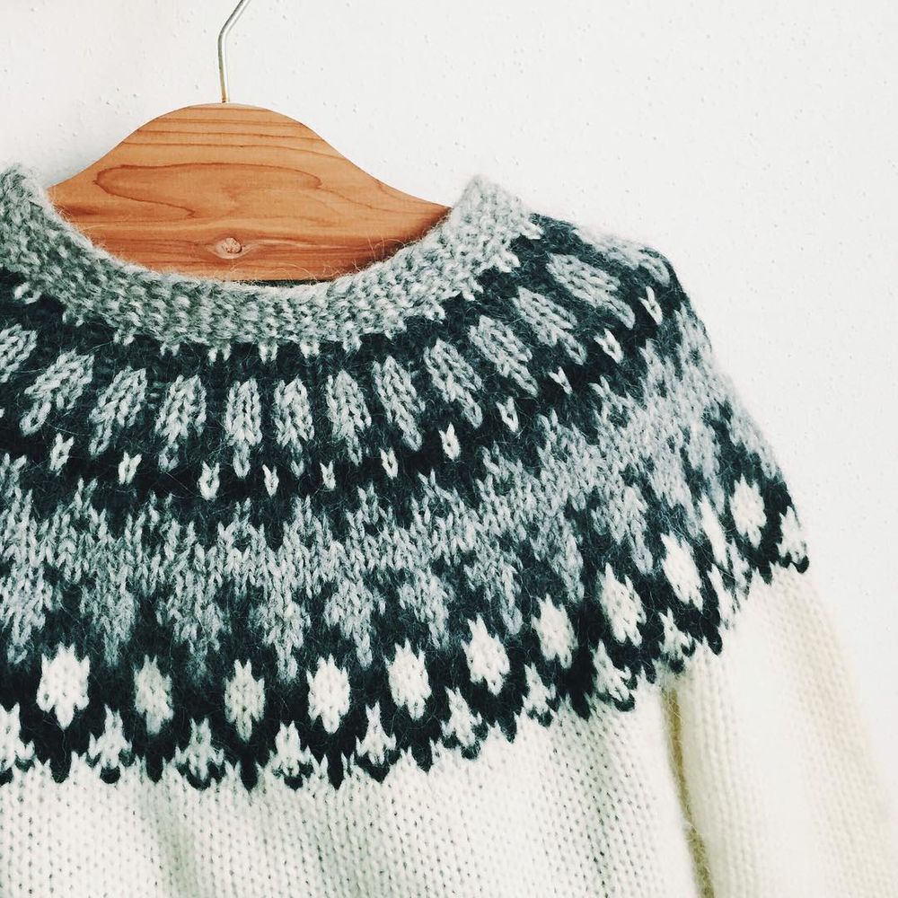 Скандинавский свитер: простота кроя и особый узор, фото № 16
