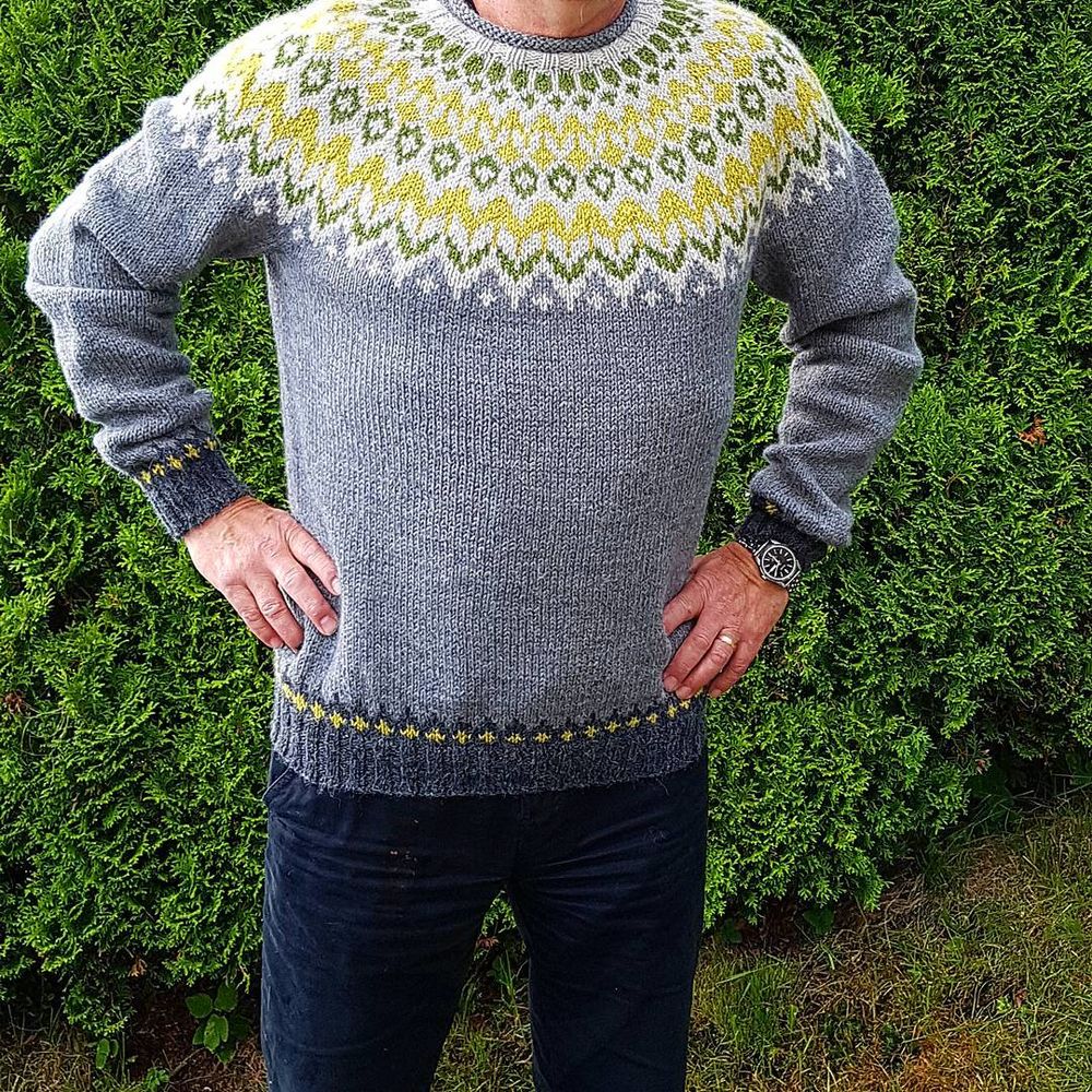 Скандинавский свитер: простота кроя и особый узор, фото № 25