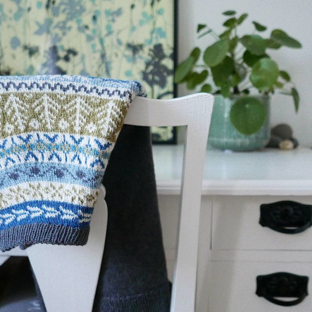 Скандинавский свитер: простота кроя и особый узор, фото № 12