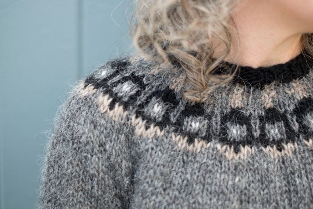 Скандинавский свитер: простота кроя и особый узор, фото № 6