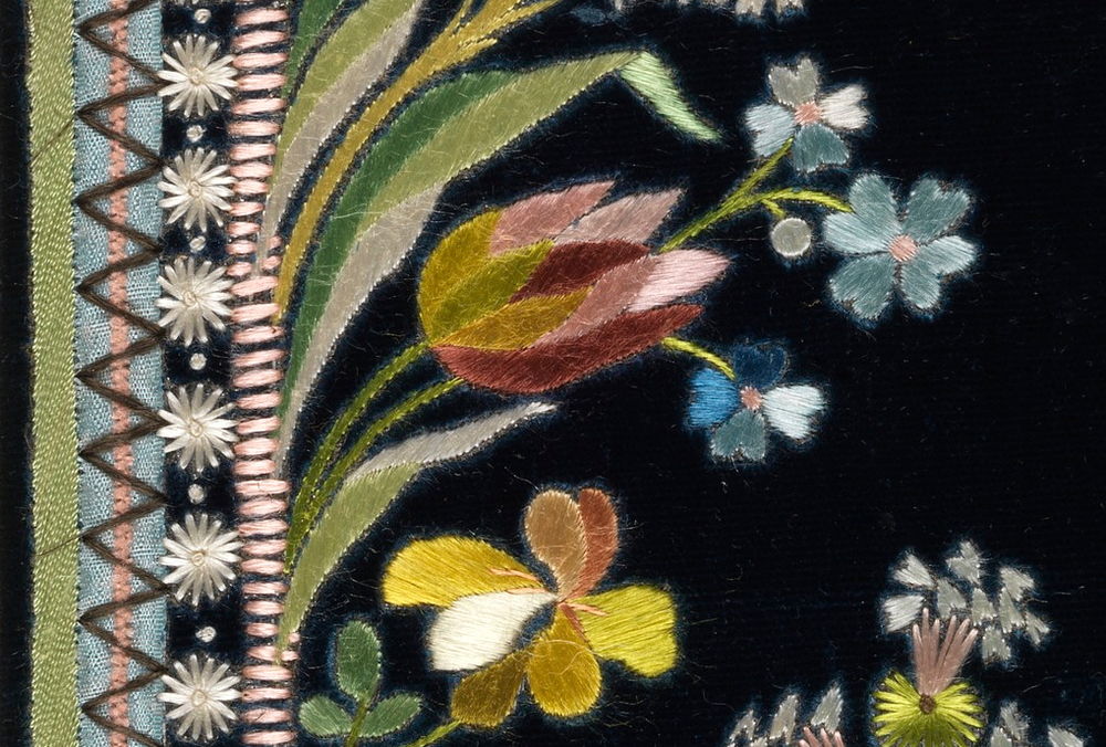 Образцы старинных вышивок 1770-1790 годов, фото № 20
