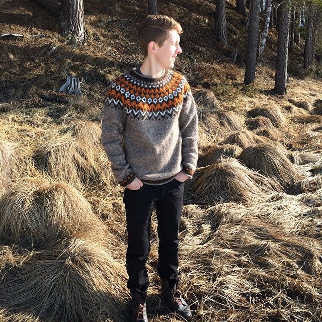 Скандинавский свитер: простота кроя и особый узор, фото № 17