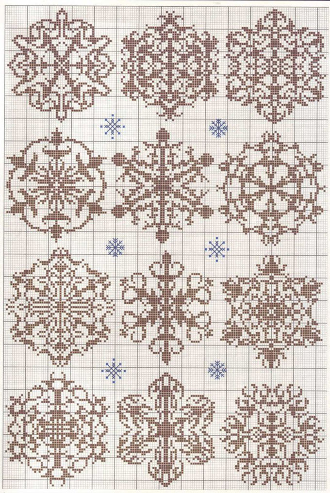 Зимняя сказка: 35 схем для вышивки крестиком, фото № 12