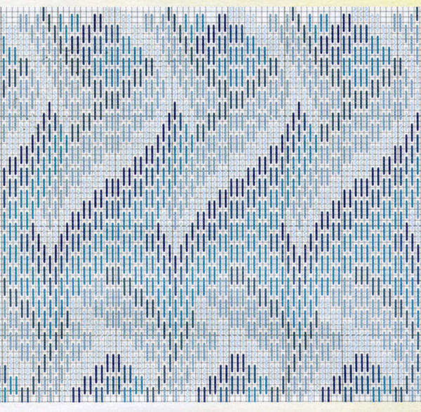 Флорентийская вышивка барджелло: 25 схем разного уровня сложности, фото № 15