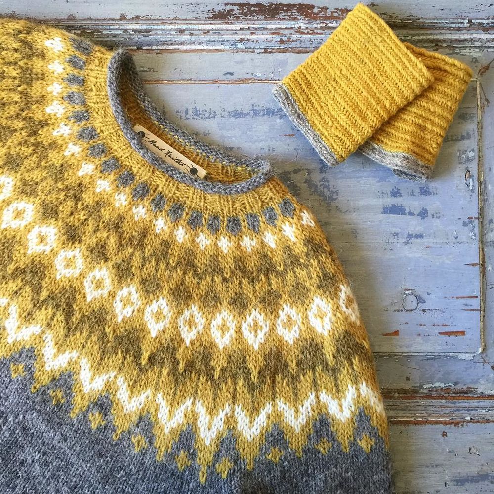 Скандинавский свитер: простота кроя и особый узор, фото № 21