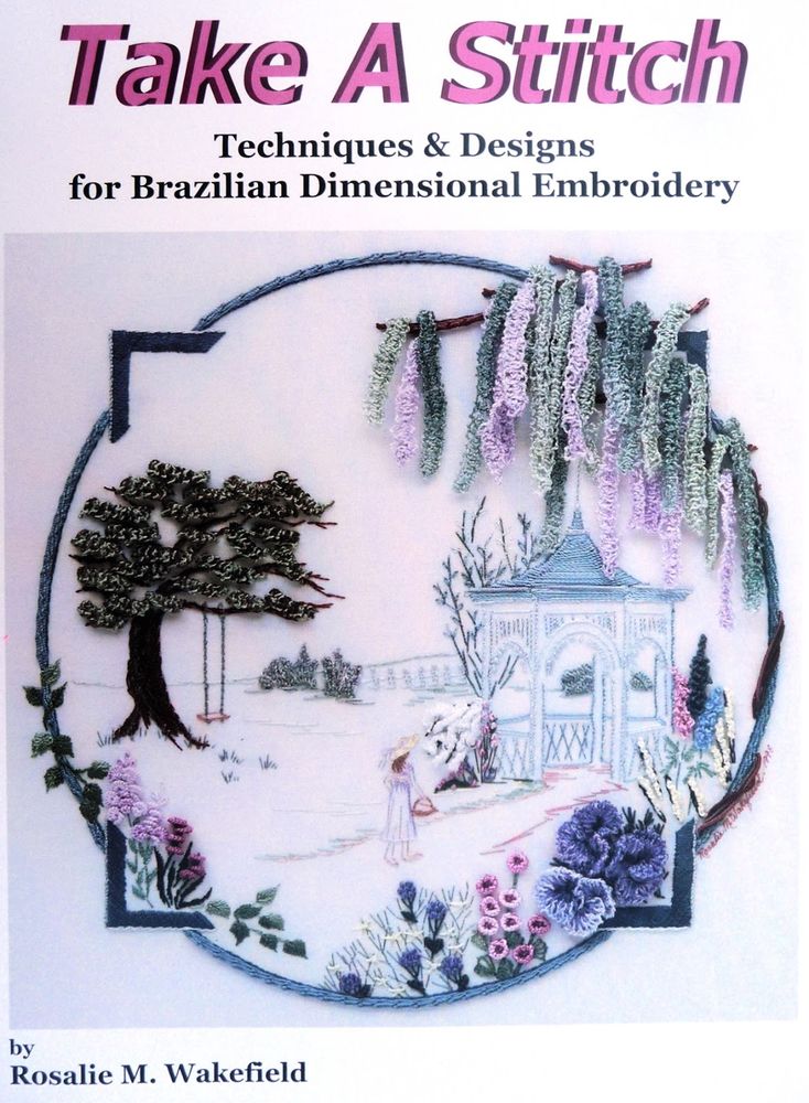 Великолепные дизайны бразильской вышивки (Brazilian embroidery) от Rozalie Wakefield, фото № 6