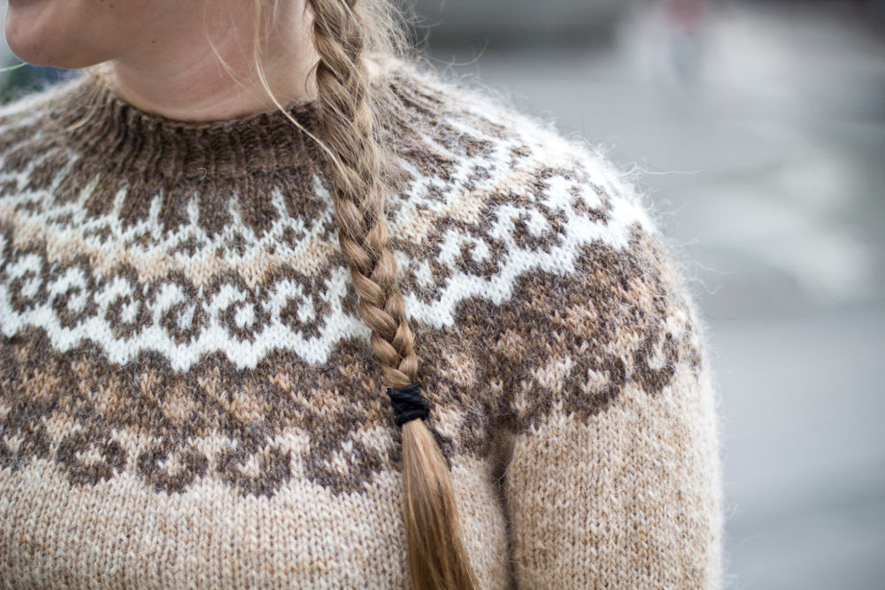 Скандинавский свитер: простота кроя и особый узор, фото № 10