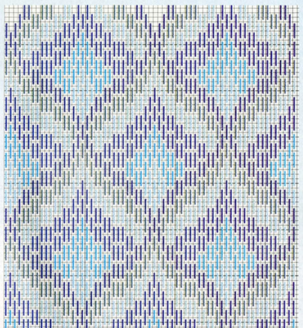 Флорентийская вышивка барджелло: 25 схем разного уровня сложности, фото № 16