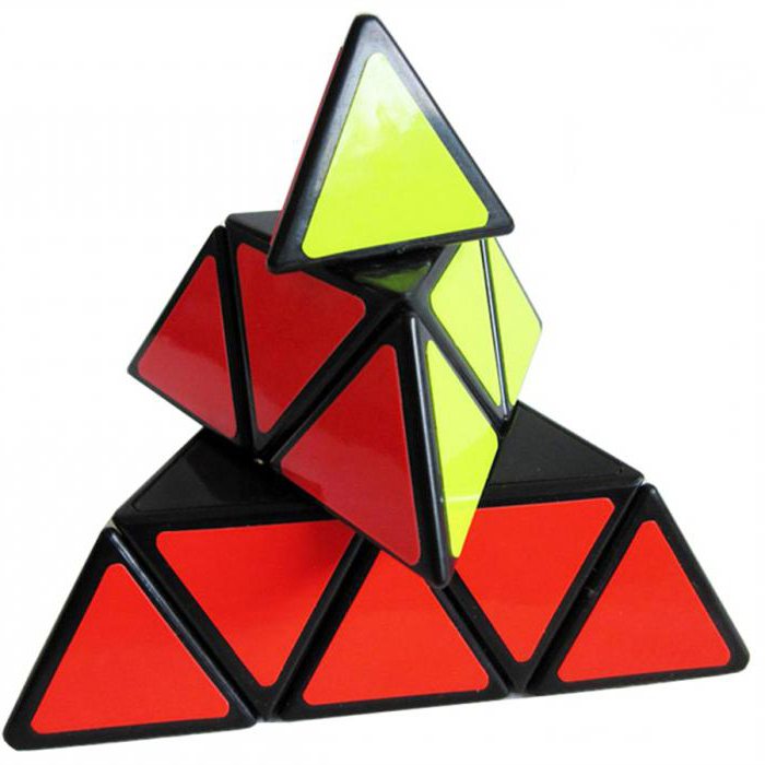 как собрать треугольный кубик рубика схема