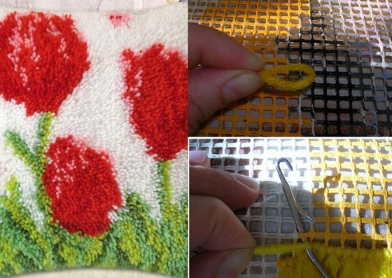 ковровая техника вышивания узелковая