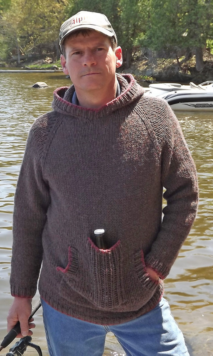 Free Knitting Pattern for Bottle Rocket Sweater