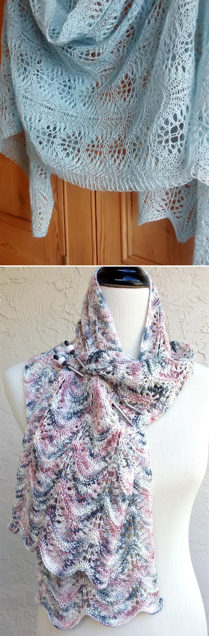 Free Knitting Pattern for Easy Swell Scarf
