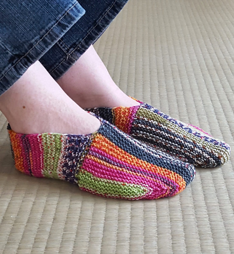 Free Knitting Pattern on Undecided Slippers