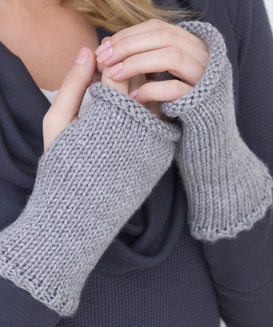 Free Knitting Pattern for Really Easy Wristers