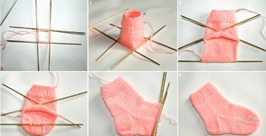 Правила вязания носочков