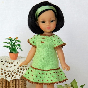 платье для куклы Паола Рейна мини
