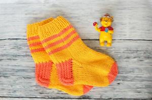 Как связать носочки для ребёнка 1 год