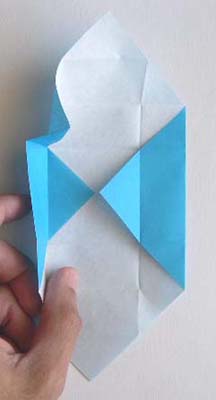 side of origami box