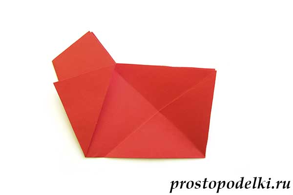 Объемная звезда оригами-07