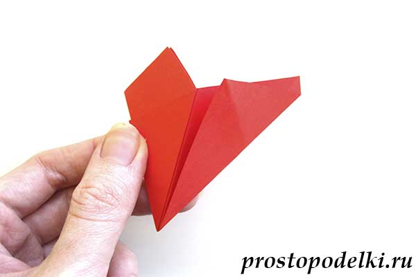 Объемная звезда оригами-09