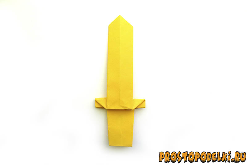 Оригами меч-28