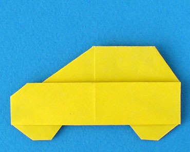 Как собрать машинку оригами
