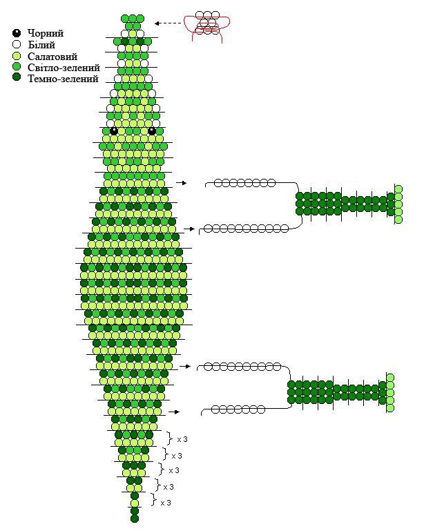 Схема крокодила для начинающих. Схемы для бисероплетения крокодил. Схема крокодила из бисера. Схема плетения крокодила. Схема плетения бисером крокодил.