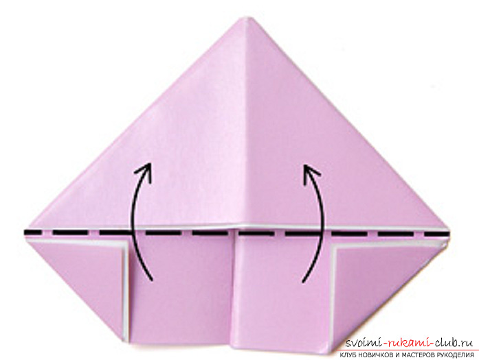 модульное оригами лебедя. Фото №10