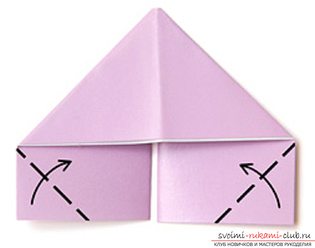 модульное оригами лебедя. Фото №9