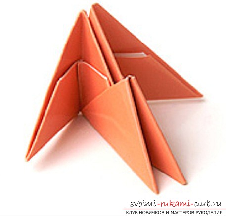 модульное оригами лебедя. Фото №23
